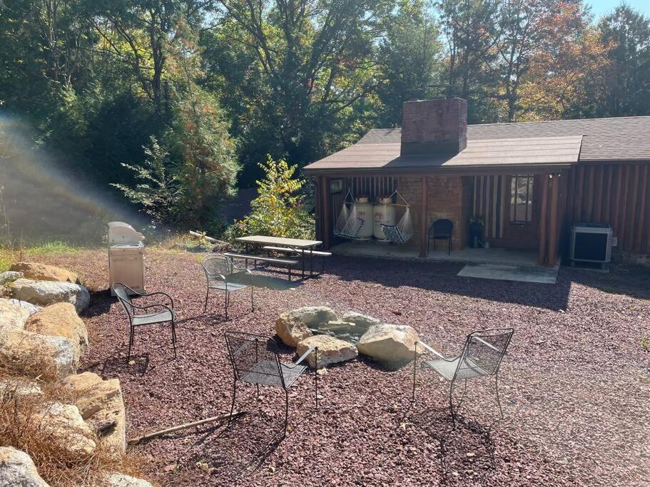 Cozy Log Cabin In ג'ים ת'ורפ מראה חיצוני תמונה
